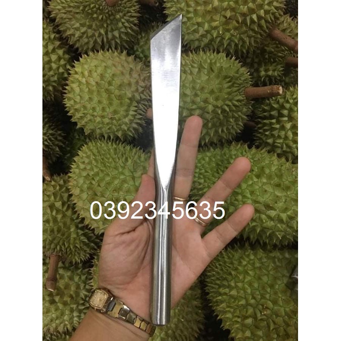 DAO KHUI,NẠY,CẠY ,TÁCH VỎ SẦU RIÊNG CHẤT LIỆU INOX NGUYÊN KHỐI