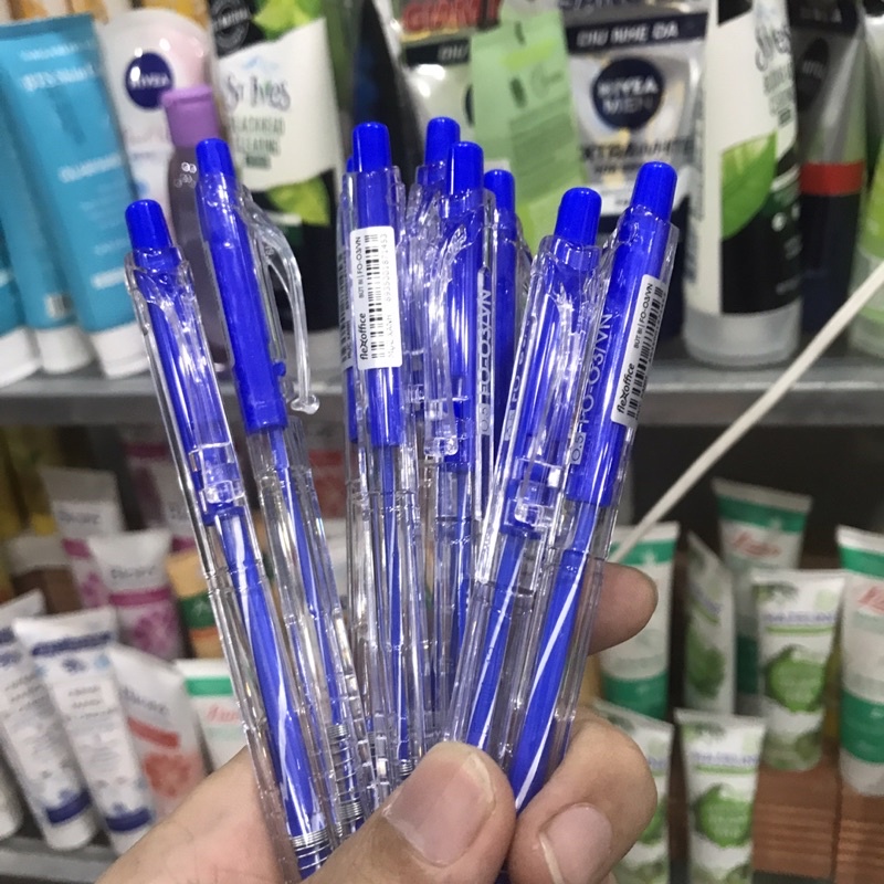 Bút Bi Mực Xanh Flexoffice Fo-03/vn(Thiên Long)