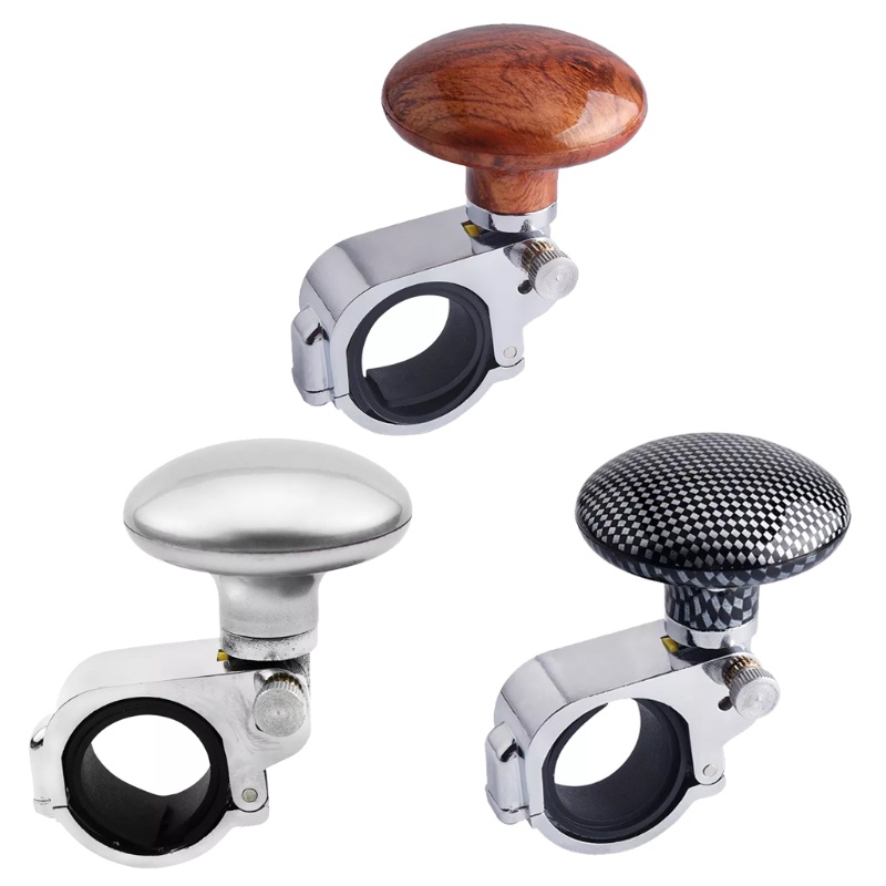 Núm Điều Khiển Vô Lăng Xe Hơi Bằng Thép Không Gỉ Tiện Dụng Spinner