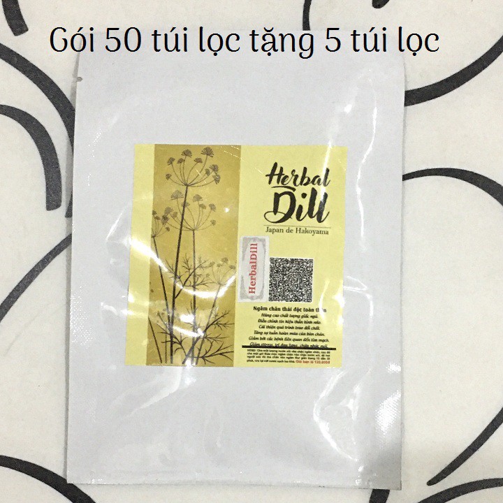 Thảo dược ngâm chân Đông Y 50 túi lọc tặng 5 túi lọc tiện dụng cả gia đình