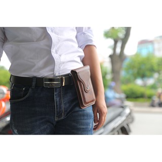 Bao da đeo thắt lưng cho điện thoại