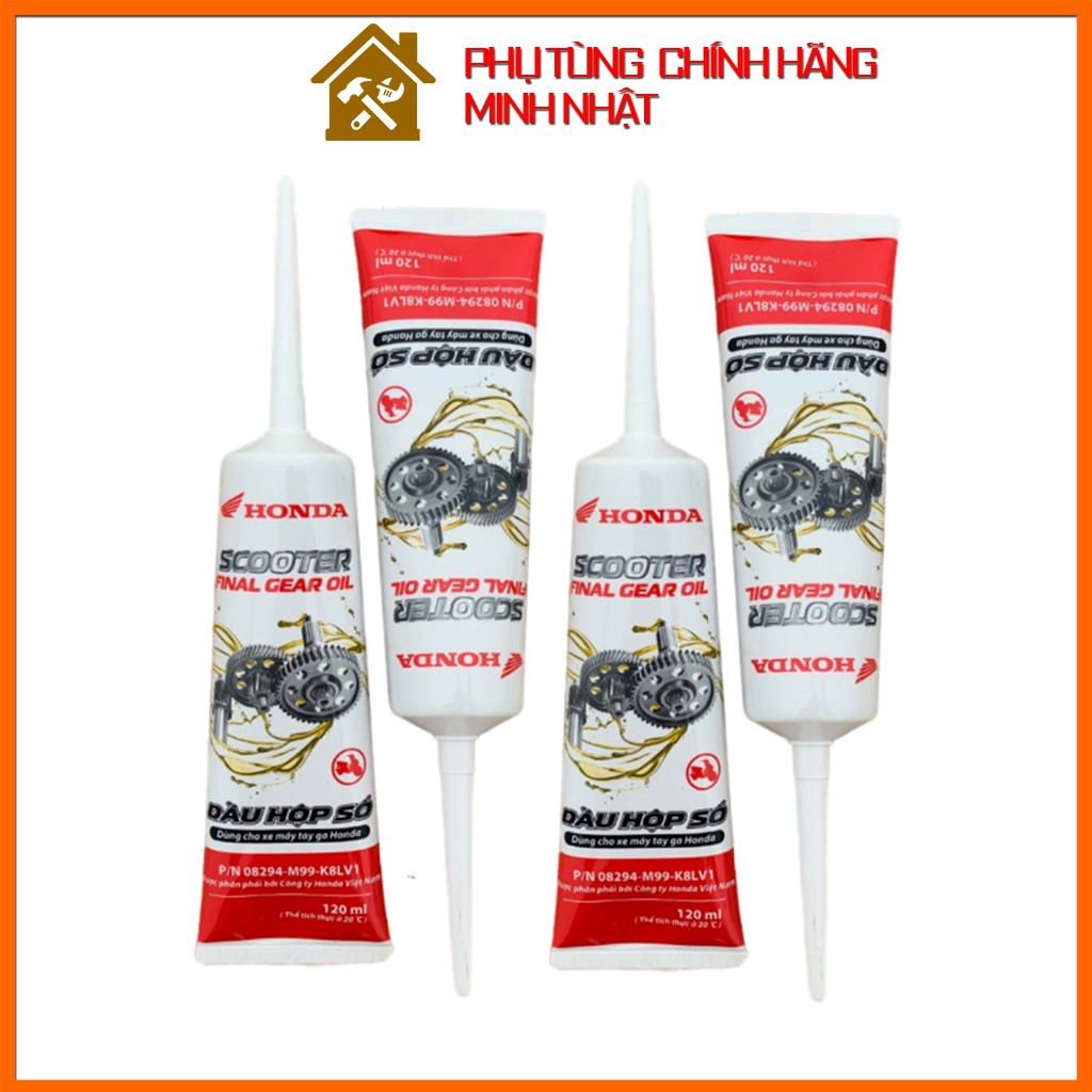 Dầu nhớt hộp số | Dầu láp xe tay ga | Nhớt láp xe tay ga Honda Scooter Final Gear Oil 120ml cho xe tay ga