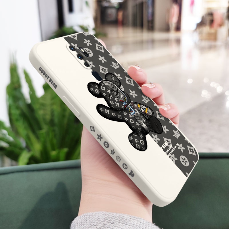 Ốp Điện Thoại Họa Tiết Gấu Dễ Thương Dành Cho OPPO A9 A5 2020 A83 A94 4G A5 A3S A12E