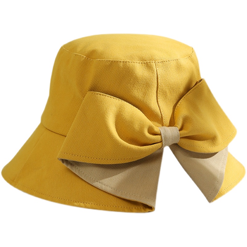 Nón Vành Chống Tia Uv Đính Nơ Phong Cách Hàn Quốc Cho Nữ