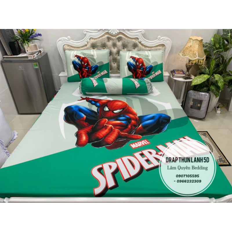 BỘ DRAP THUN LẠNH Ý 5D THÁI LAN CAO CẤP NHIỀU MẪU