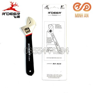Mỏ lết 8" 200mm [HÀNG CHÍNH HÃNG] R'DEER HVIRITA
