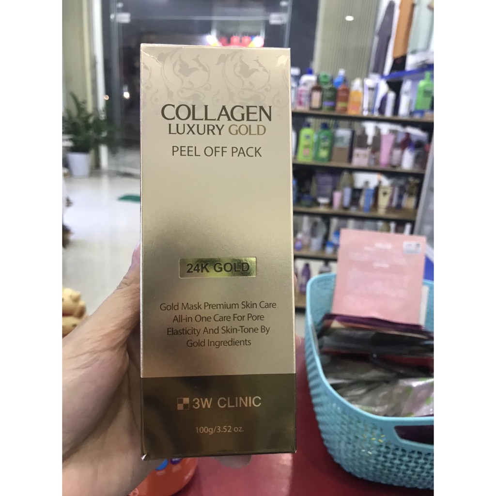 MẬT NẠ COLLAGEN LUXURY GOLD PEEL OFF PACK 24K GOLD 100G