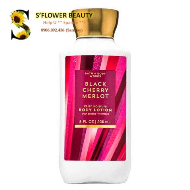 Black Cherry Merlot | Gel Tắm - Dưỡng Thể - Xịt Thơm Nước Hoa Toàn Thân Bath &amp; Body Works