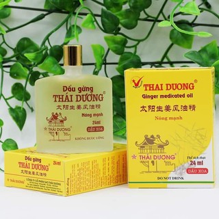DẦU GỪNG THÁI DƯƠNG