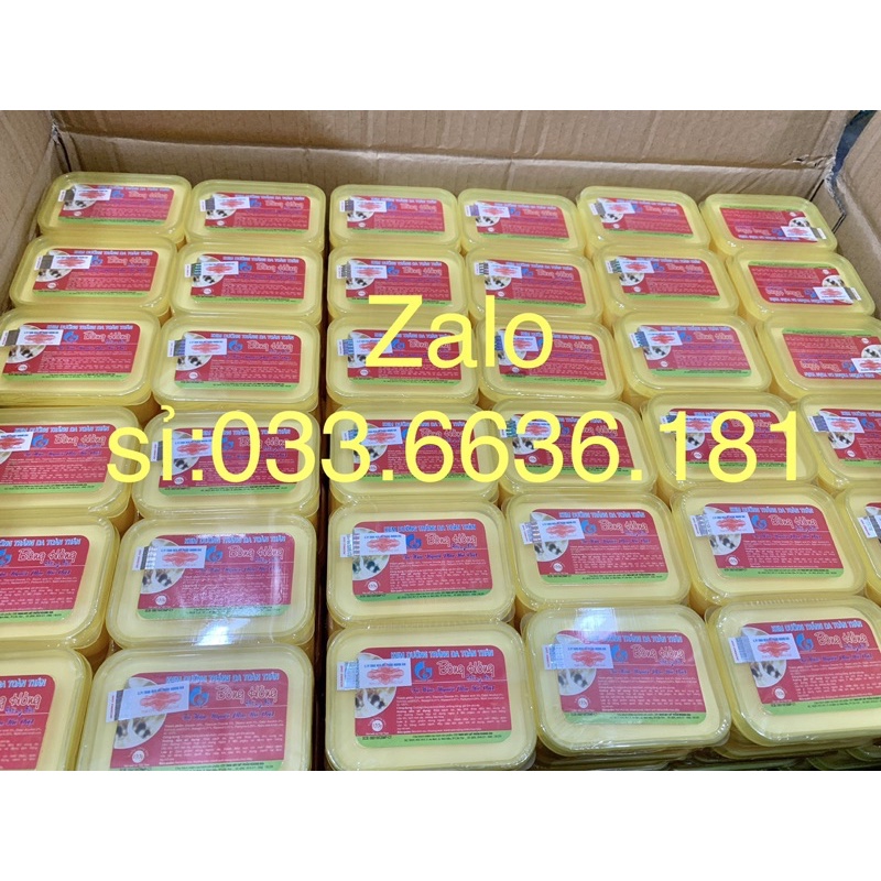 kem bông Hồng hoàng gia hủ vuông 100g (lẻ)