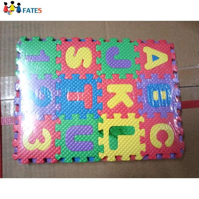 Thảm Xốp Ghép 36 Miếng Họa Tiết Chữ Cái Và Số Hoạt Hình Trang Trí Nhà Cửa Cho Bé