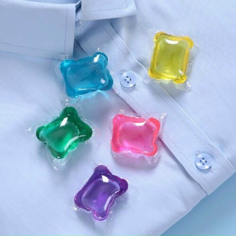 Lọ 30 viên giặt xả quần áo nội địa trung siêu thơm