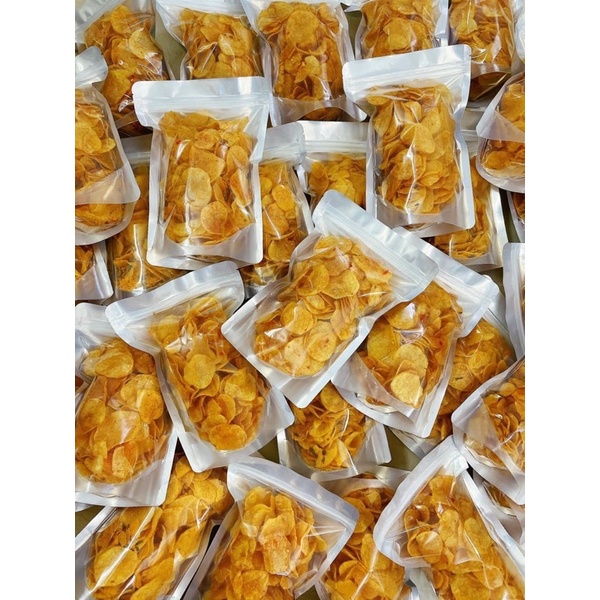 HCM khoai tây sấy- snack khoai Đà Lạt túi zip 200g vị mắm ớt hành