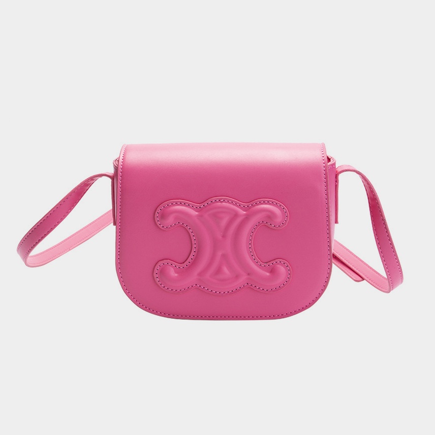 Túi xách nữ đeo chéo CE LINE Triomphe nắp gập dạo phố da PU