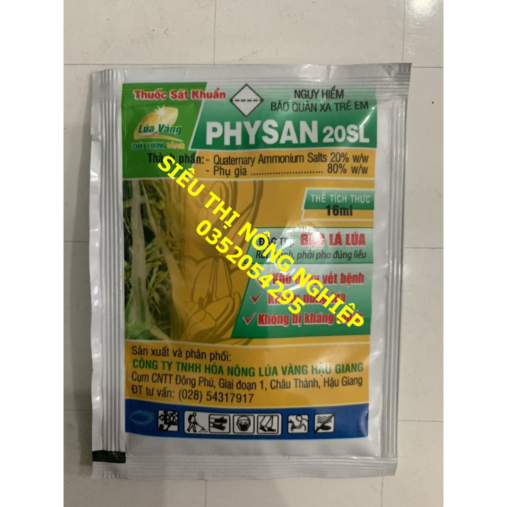 physan 20sl Đặc trị thối nhũn vi khuẩn - nấm hồng - vàng rụng lá