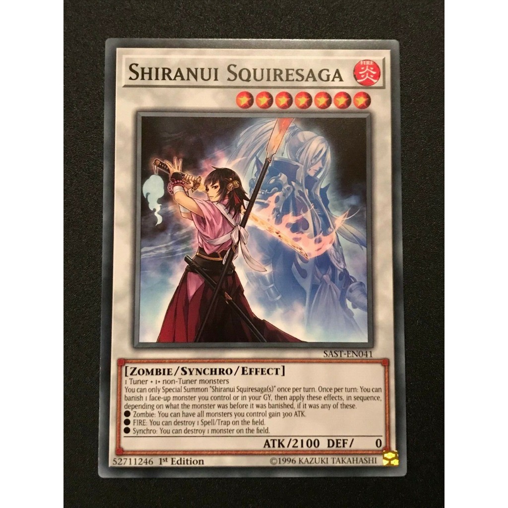 THẺ BÀI YUGIOH Shiranui Squiresaga