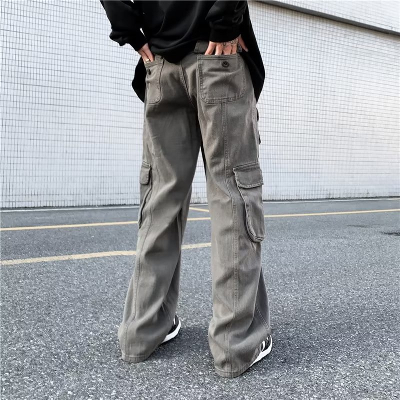 Quần Dài Ống Rộng Phong Cách Hip Hop Cá Tính Cho Nam