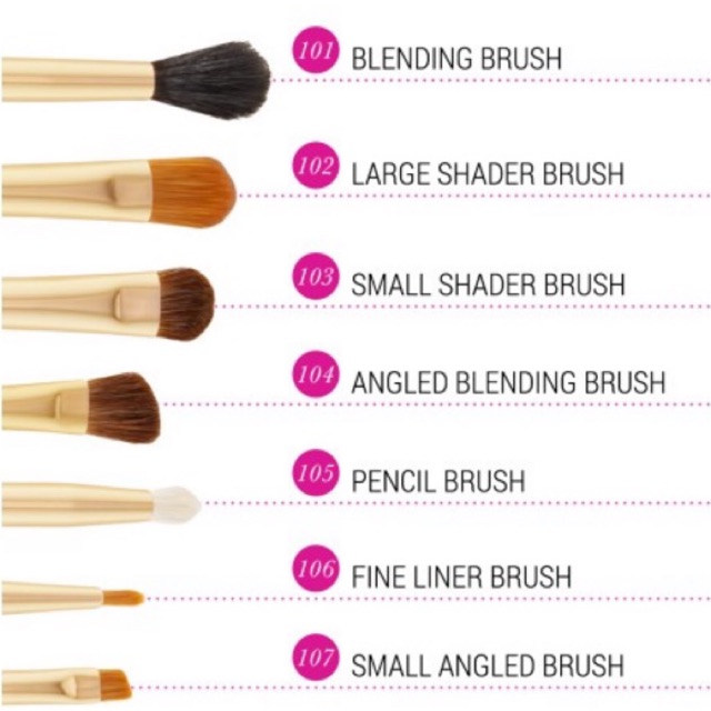 ( TÁCH SET) Bộ cọ mắt 7 cây BH Cosmetics – Eye Essential 7 Piece Brush Set