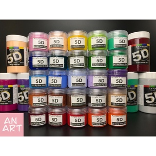 Màu Acrylic 3D 5D 30ml Nguyên Chất - Bảng Màu 1