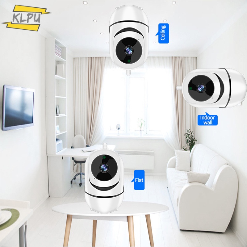 Webcam Thông Minh Không Dây Kết Nối Wifi Có Độ Phân Giải Cao Xoay Tự Động