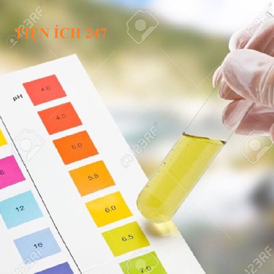 Giấy Quỳ Tím Đo Nồng Độ PH Thang Từ 1 - 14 (80 Tờ/Gói, 20 Gói/Hộp) Cho Kết Quả Nhanh, Chính Xác và Dễ Sử Dụng