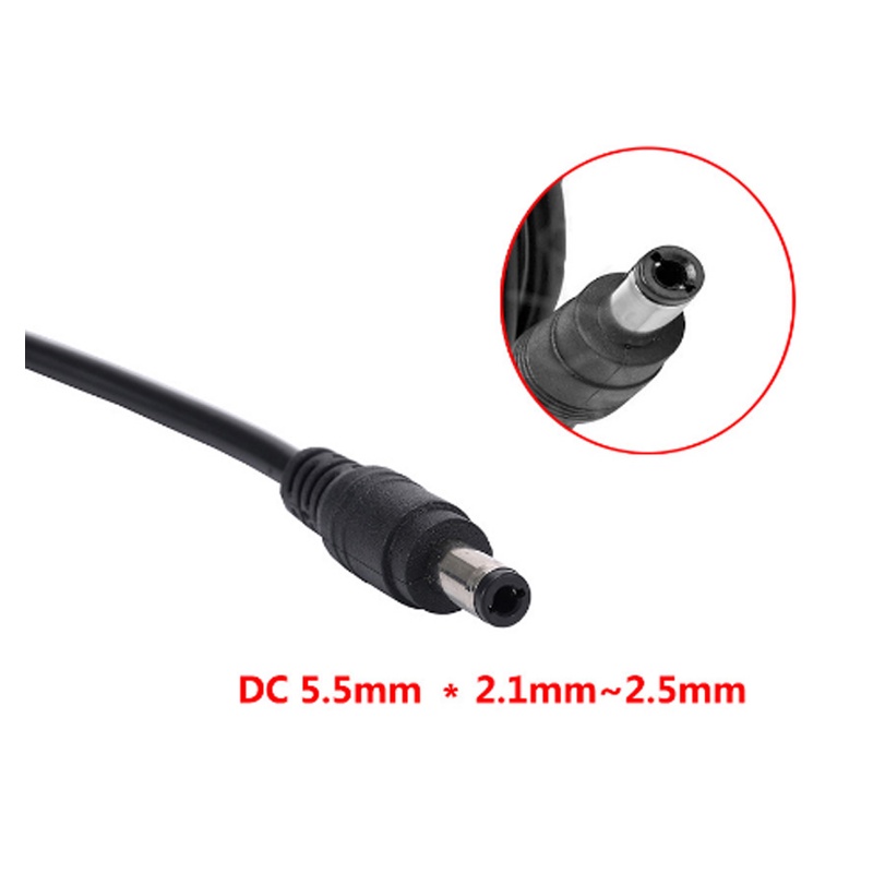 Bộ Sạc Nguồn DC AC 5V 5A Cho Dây Đèn led