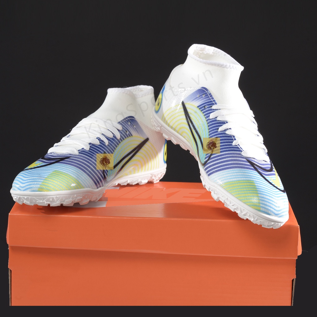 Giày đá bóng nam cao cổ Mercurial Superfly 8 Elite TF MDS 005 Edition giày đá banh sân cỏ nhân tạo