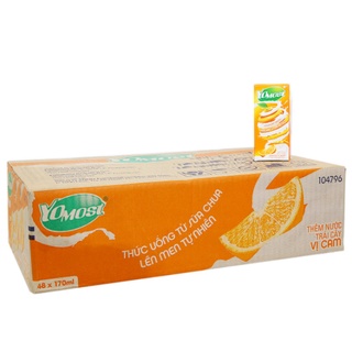Sữa chua uống Yomost vị Cam hộp 170ml
