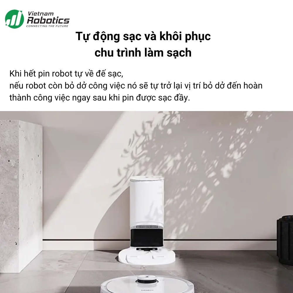 Robot Hút Bụi Lau Nhà Ecovacs Deebot T9 Plus - Phiên bản Quốc Tế - Bảo Hành 24 Tháng - Xả Rác Tự Động - Lực Hút 3000Pa