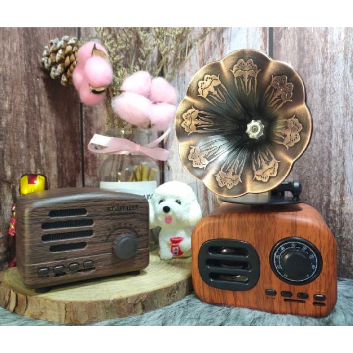 Loa Bluetooth Mini Cổ Điển FT05 và BT01  FREESHIP  phong cách cổ điển classic style âm thanh siêu trầm - BH 1 năm