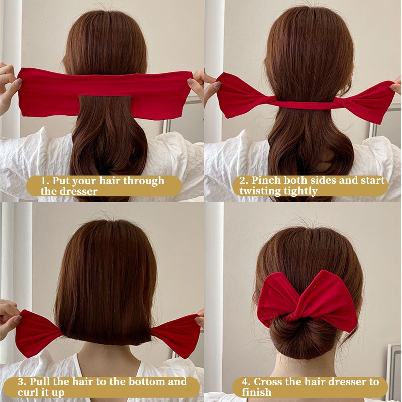 (Hàng Mới Về) Kẹp Tóc Vải Thời Trang Ngọt Ngào Cho Nữ 2021