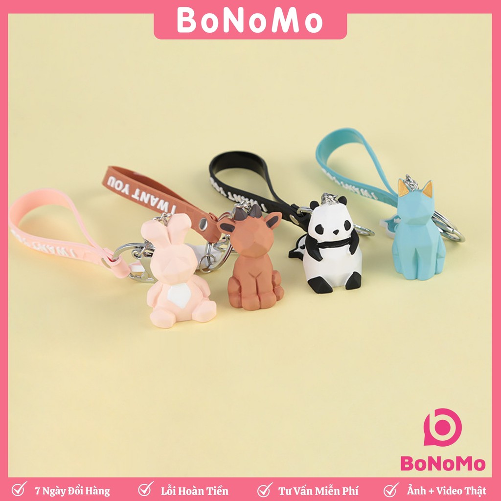 Móc khóa ❤ Free Ship ❤ Phụ Kiện Treo Balo Túi Xách Cute Dễ Thương Bonomo MK04