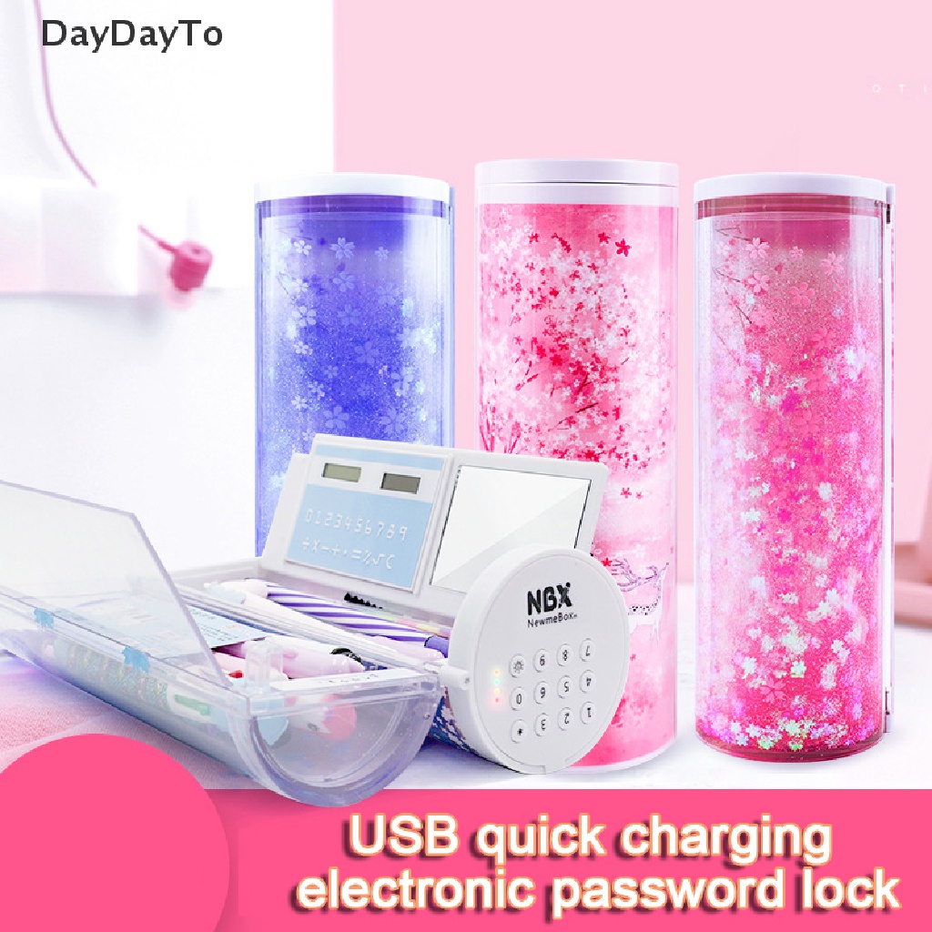 Hộp Văn Phòng Phẩm Thông Minh Đa Chức Năng Có Khóa Mật Khẩu