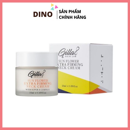 Kem dưỡng săn chắc vùng cổ GILLA8 SUNFLOWER EXTRA FIRMING NECK CREAM