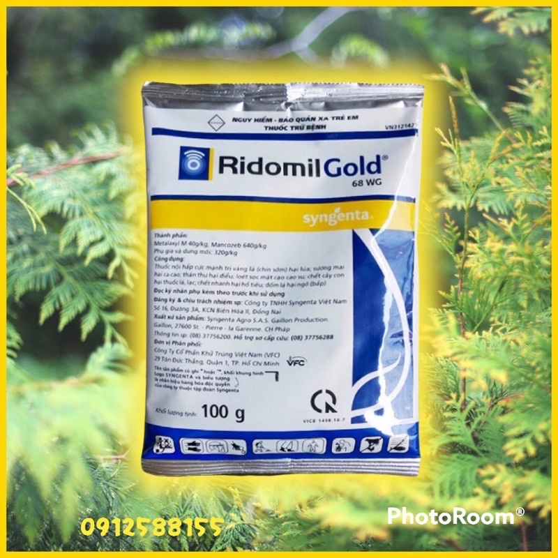 Thuốc Trừ Nấm Bệnh Cho Cây Trồng Ridomil Gold 68WP