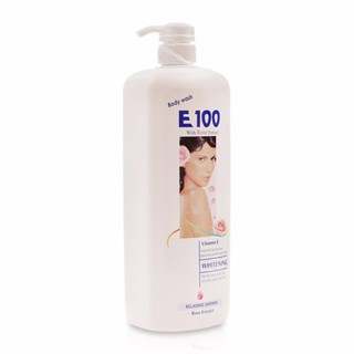 Sữa tắm trắng dưỡng da E100 tinh chất hoa hồng 1100ml