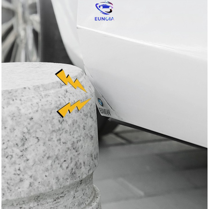 Bộ 2 Chi Tiết Miếng Dán Silicon Chống Va Đập Góc Xe Cửa Ô Tô - Full Logo Hãng Xe