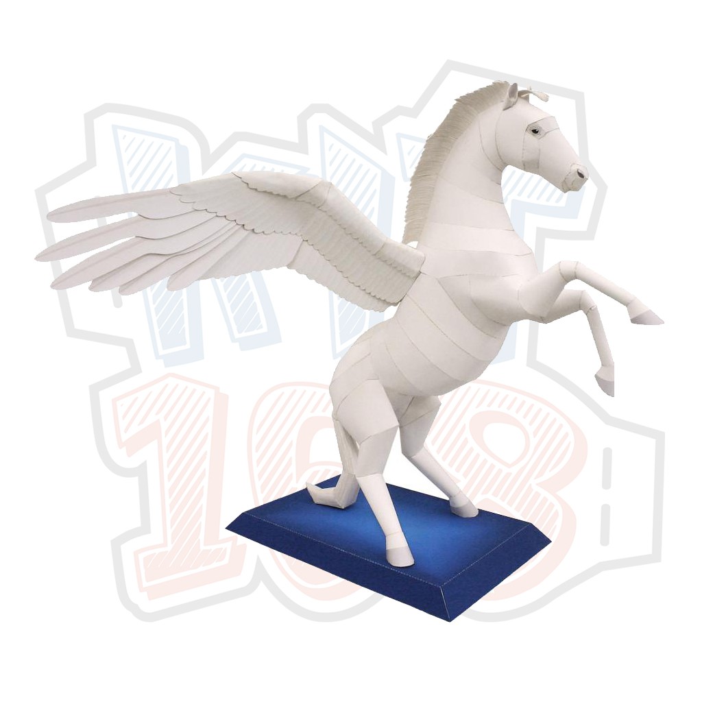 Mô hình giấy động vật Ngựa bay Pegasus