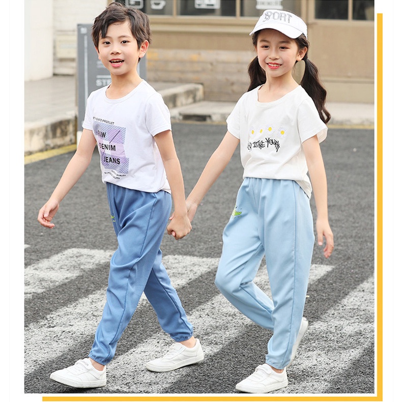 Quần Jeans Dài Thời Trang Dành Cho Bé 100-150cm