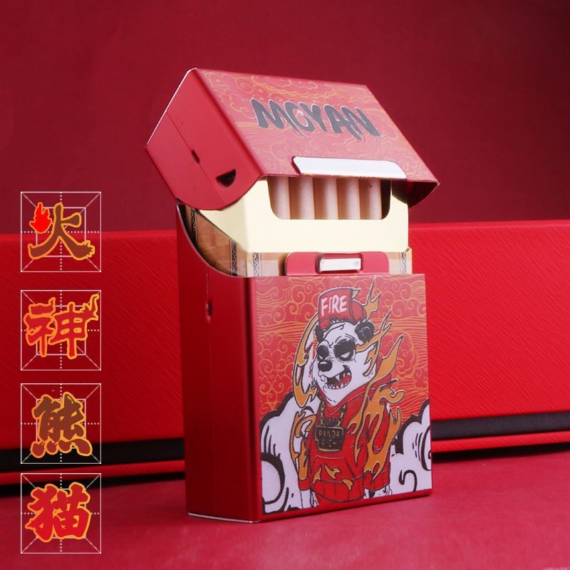Bộ 20 Vỏ Hộp Thuốc Lá Bằng Hợp Kim Nhôm Cao Cấp Chống Thấm Nước/ Áp Suất Cao Có Nắp Lật Cho Nam