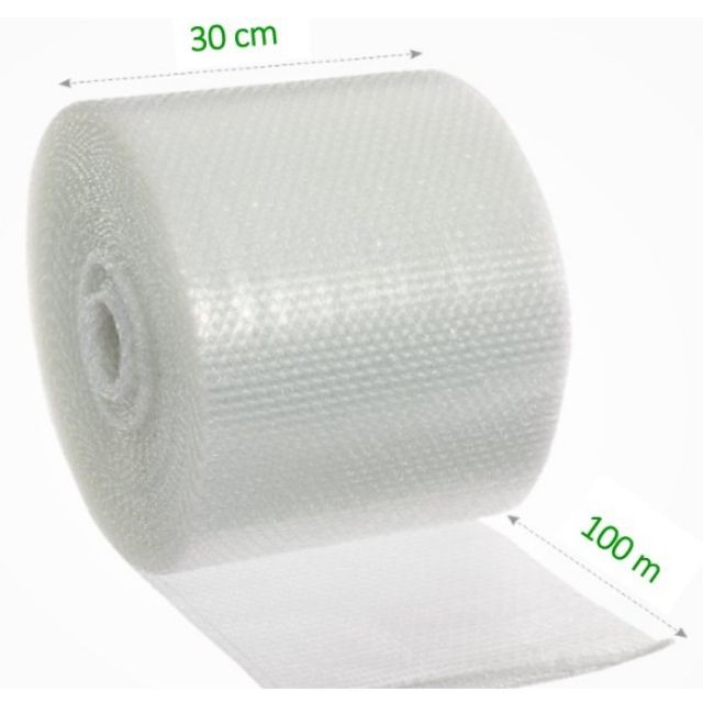 Màng xốp hơi, xốp nổ, bóng khí cuộn 30cm x 100m [Có Grab và Nowship]