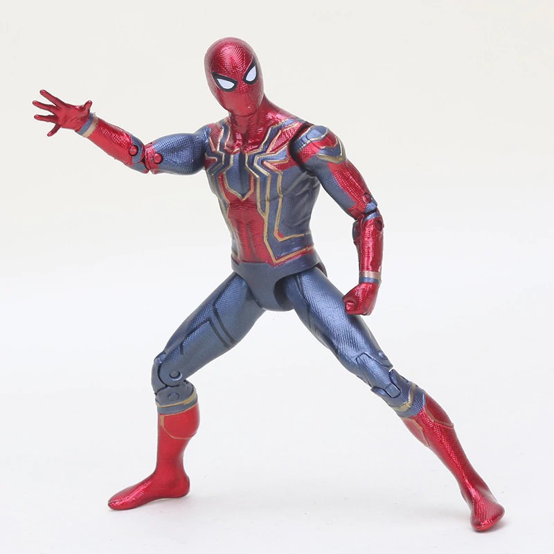 Mô hình người nhện Spider Man phiên bản Avengers cao 18cm