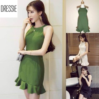 [HÌNH THẬT] Váy Áo Đầm Suông Đuôi Cá Cao Cấp DRESSIE Yếm Thời Trang Nữ Đẹp Dạo Phố Dự Tiệ Cưới - DB80