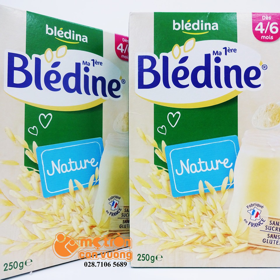Bột lắc sữa Bledina vị gạo, ngũ cốc 250gr ( 4 tháng+)