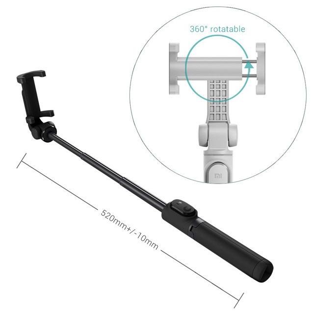 Xiaomi Tripod Bluetooth Tự hẹn giờ cầm tay monepad Stick selfie có thể mở rộng cho điện thoại thông minh có chiều rộng 56-89mm cho Xiaomi 6 iPhone 7 Plus Samsung S8 thời trang ổn định An toàn hiệu quả cao chống trượt linh hoạt phối cảnh bền