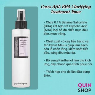 Toner aha bha cosrx
