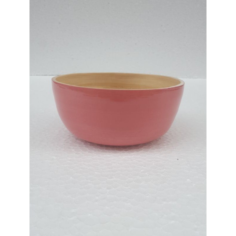 Chậu ngâm tay  làm bằng cốt tre  nứa ghép dùng trong nail và spa