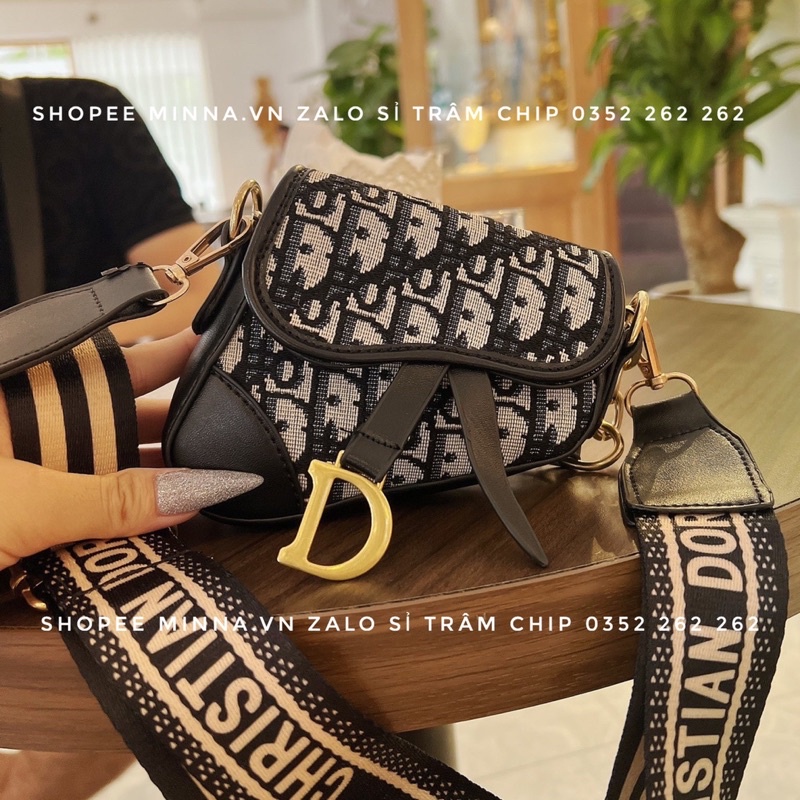 Túi Mini Nữ Đeo Chéo Yên Ngựa Thổ Cẩm Size Mini 13cm Mẫu Mới