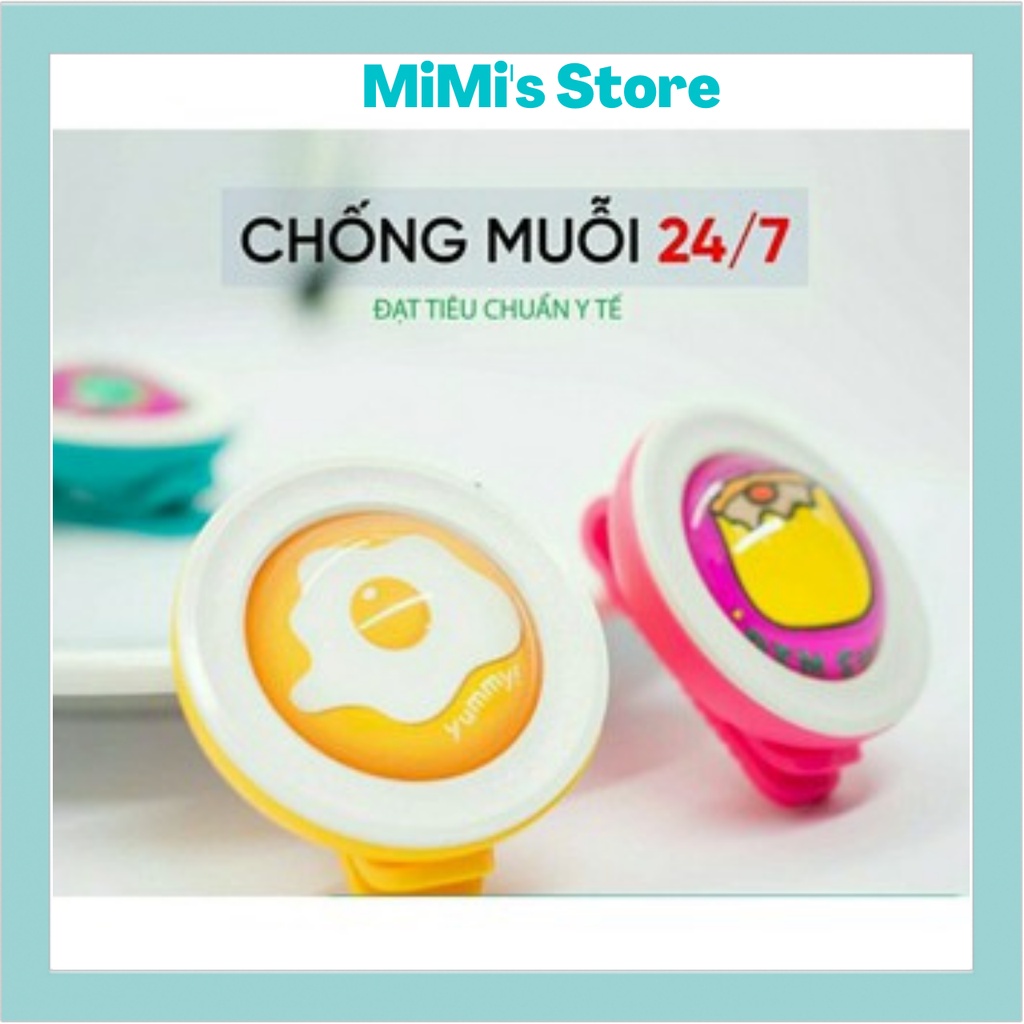 Huy hiệu kẹp chống muỗi Made in Korea Bikit thành phần chanh sả tự nhiên dùng cho trẻ sơ sinh và mẹ bầu hàng chính hãng