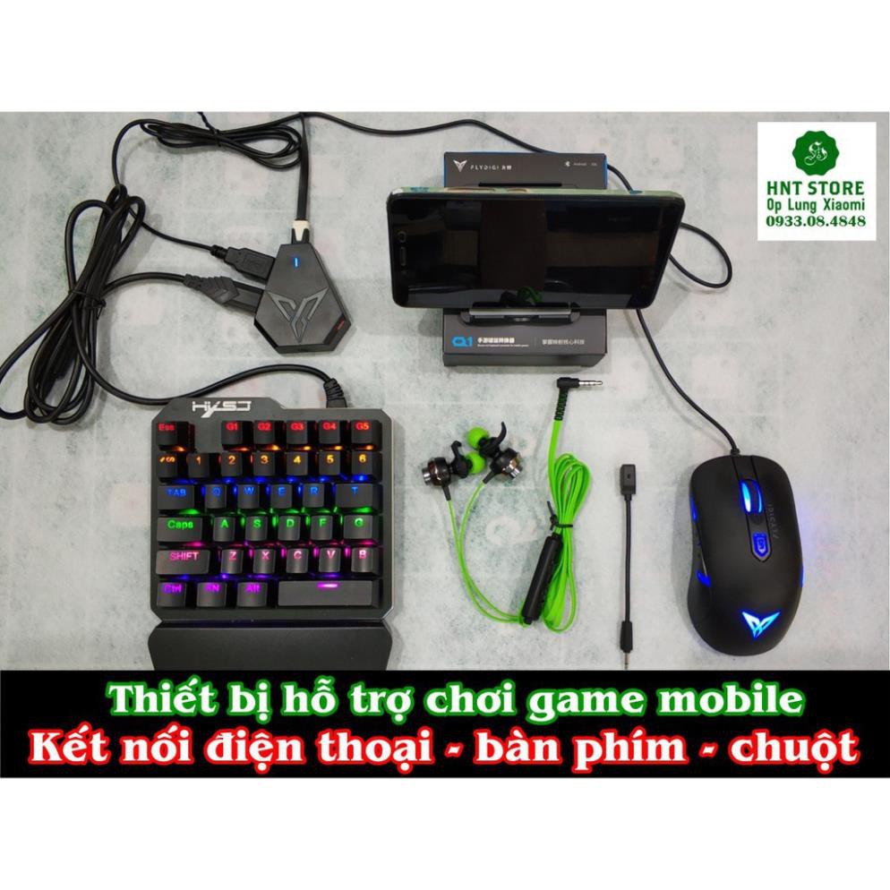 (Bản mới 3/2020) Thiết Bị Flydigi Q1 Kết Nối Điện thoại Với Bàn phím và chuột Chơi Game Mobile PUBG Call of Duty